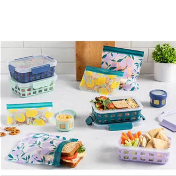 12 pieces ECO-FRIENDLY ELLO FOOD PLASTIC STORAGE - Picture 4 of 6